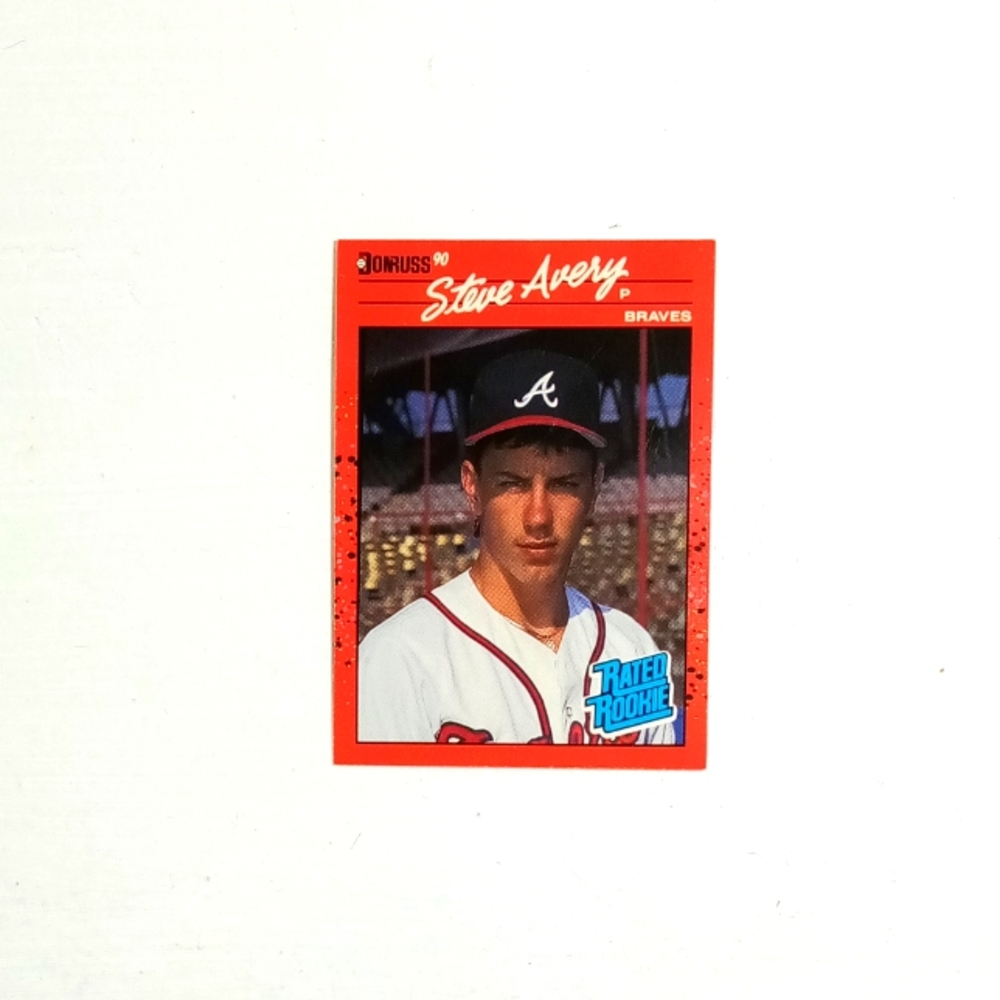1990 Donruss/Leaf Steve Avery.